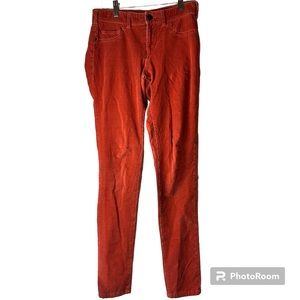 Pilcro and the letterpress‎ Anthrolopologie Fine Corduroy Pants Orange Size 26